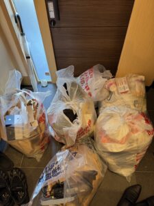 年末の断捨離しました